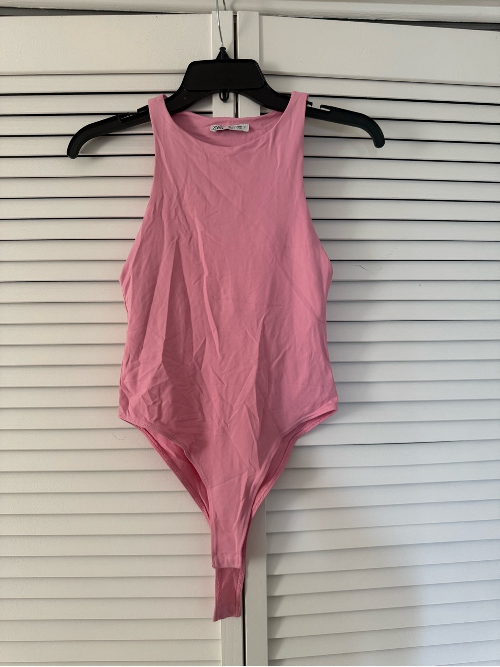 Zara Pink High-Neck Kids One-Piece Bodysuit
